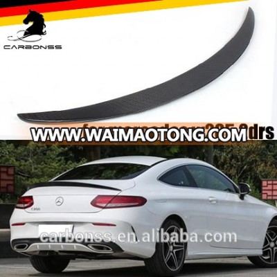 Carbon Fiber Trunk Spoiler for Mercedes Benz W205 C205 Coupe 2Dr ONLY 2015+